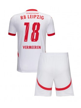 RB Leipzig Arthur Vermeeren #18 Dječji Domaci Dres kompleti 2024-25 Kratak Rukavima (+ kratke hlače)